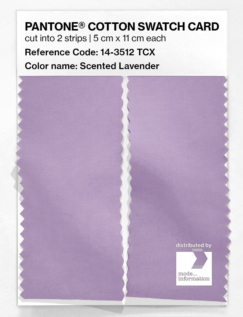 Artikelbild 2 des Artikels “PANTONE® COTTON SWATCH CARD 14-3512 TCX Scented Lavender “