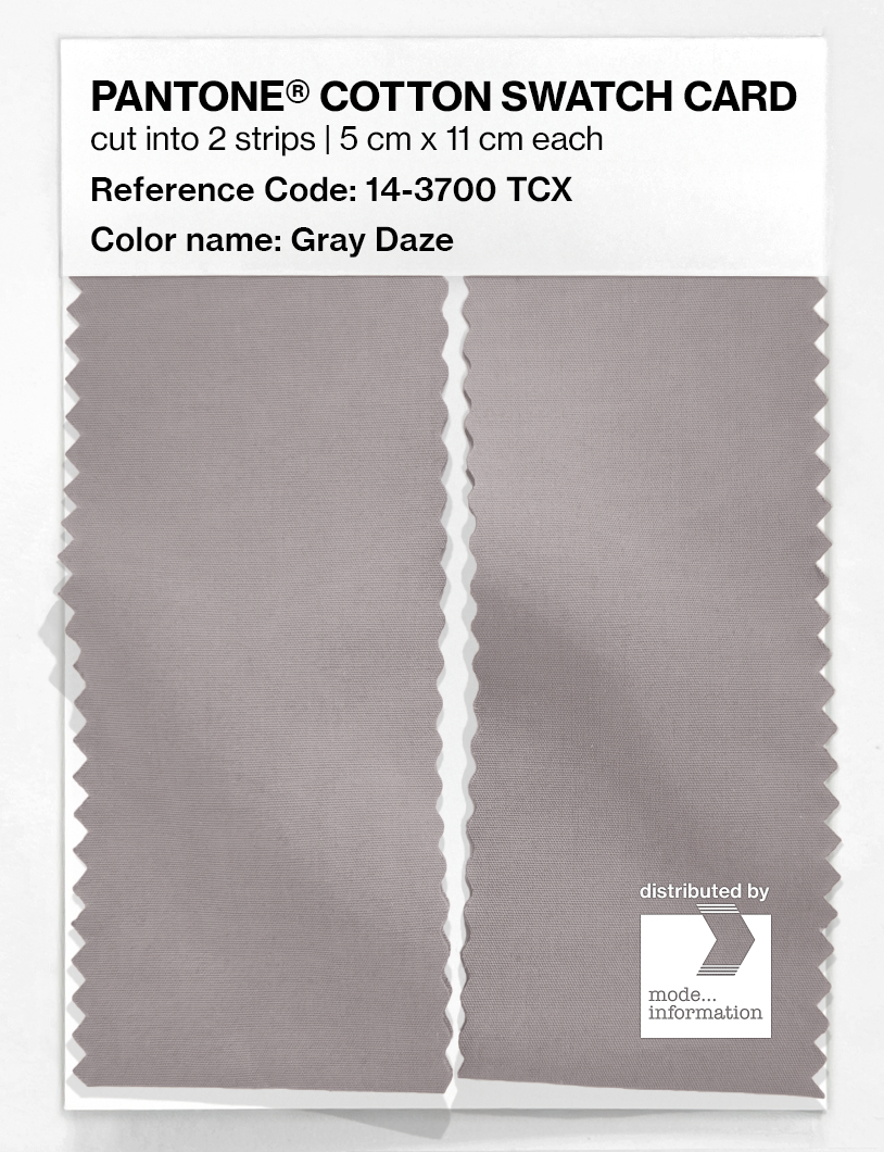 Artikelbild 2 des Artikels “PANTONE® COTTON SWATCH CARD 14-3700 TCX Gray Daze “