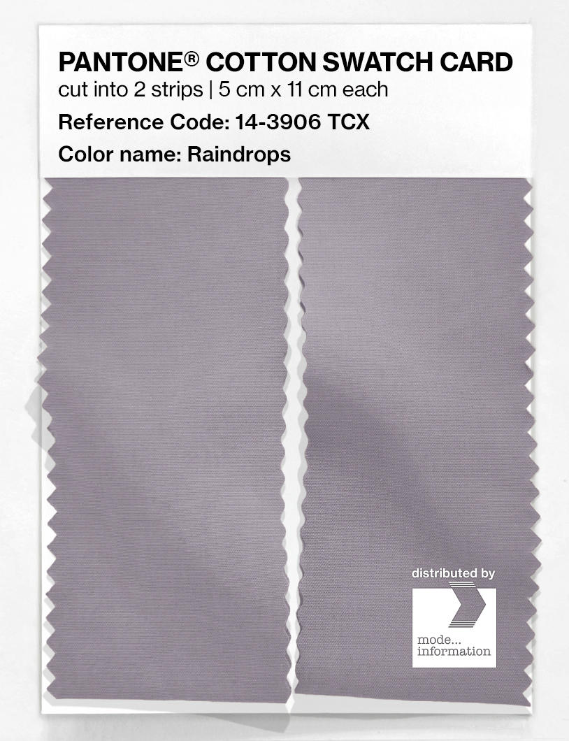 Product image 2 of the product “PANTONE® COTTON SWATCH CARD 14-3906 TCX Raindrops ”