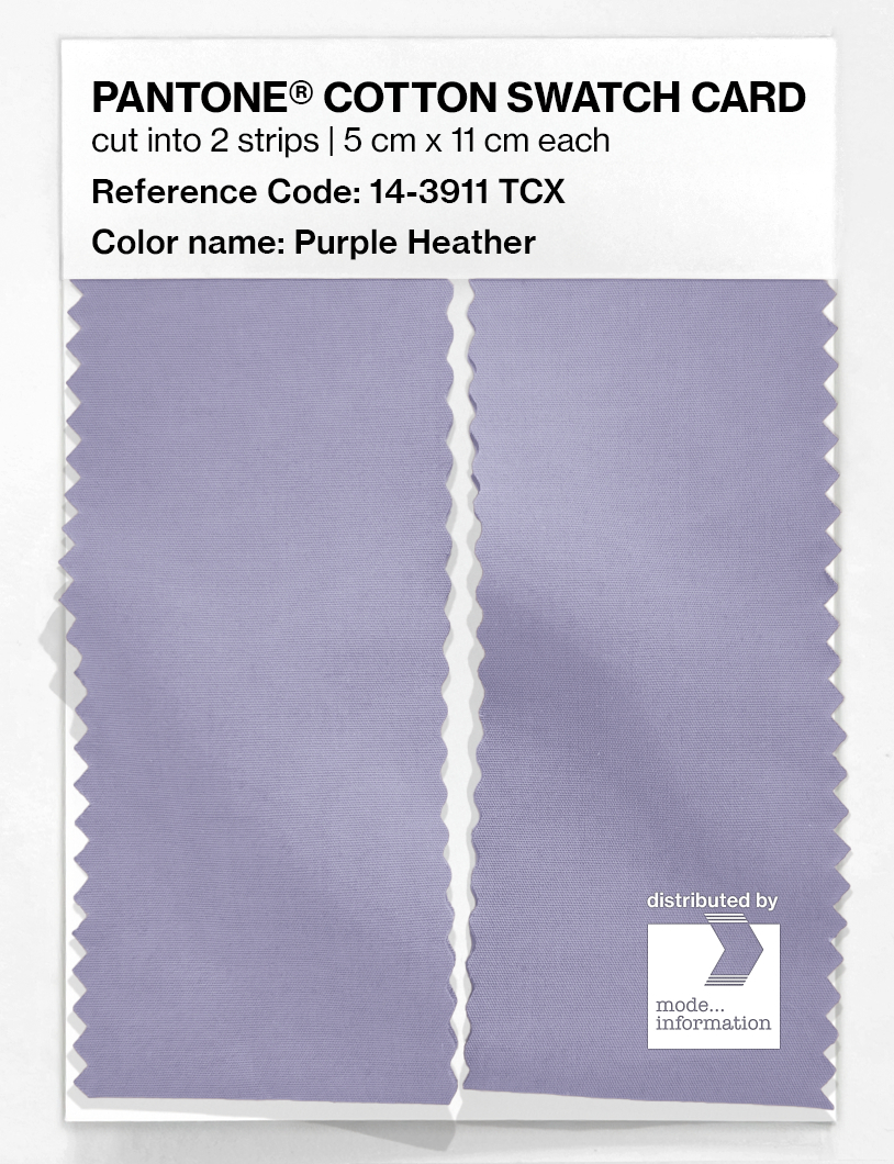 Artikelbild 2 des Artikels “PANTONE® COTTON SWATCH CARD 14-3911 TCX Purple Heather “