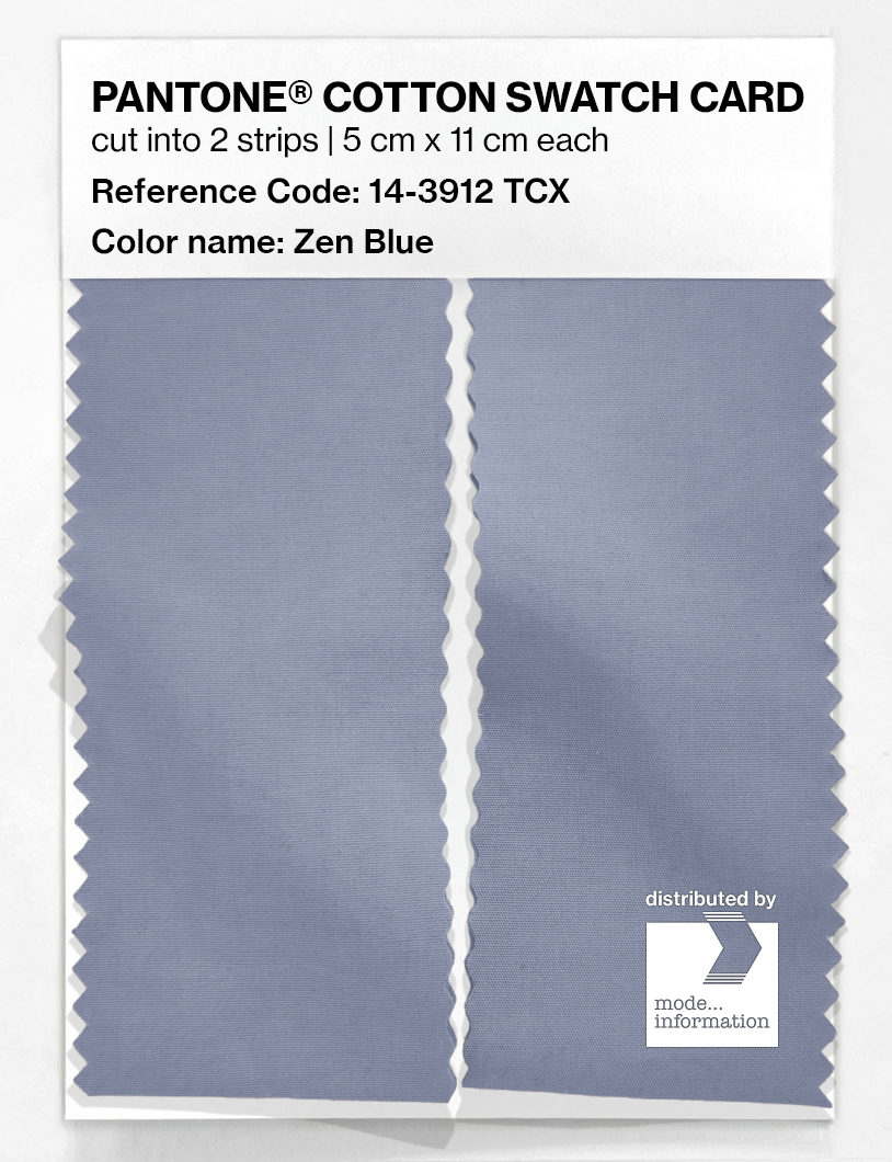 Artikelbild 2 des Artikels “PANTONE® COTTON SWATCH CARD 14-3912 TCX Zen Blue “