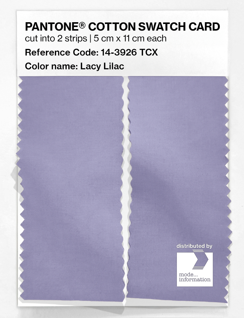 Artikelbild 2 des Artikels “PANTONE® COTTON SWATCH CARD 14-3926 TCX Lacy Lilac “