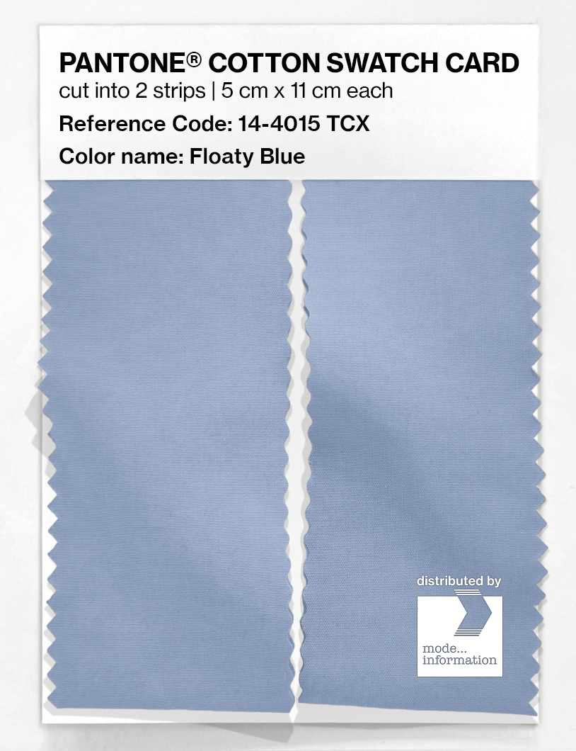 Artikelbild 2 des Artikels “PANTONE® COTTON SWATCH CARD 14-4015 TCX Floaty Blue “