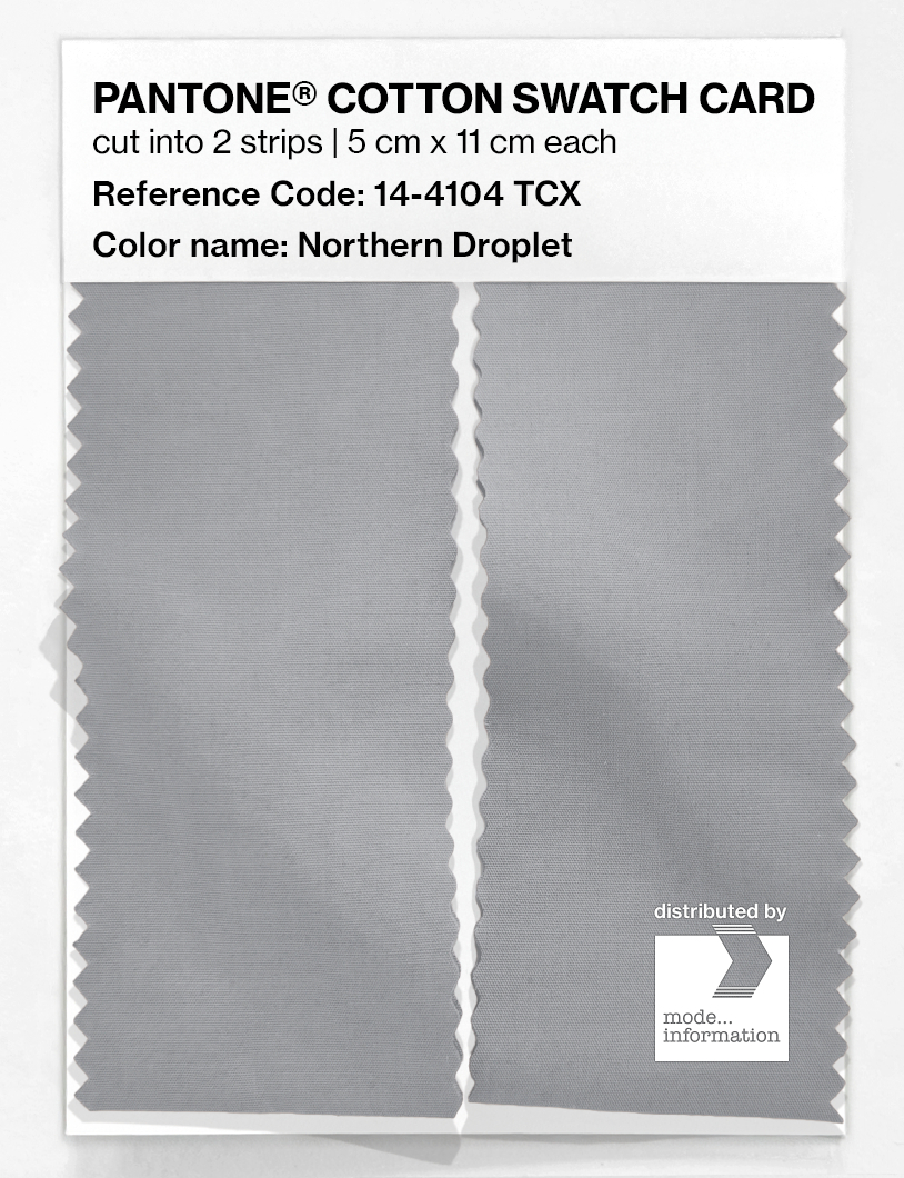 Artikelbild 2 des Artikels “PANTONE® COTTON SWATCH CARD 14-4104 TCX Northern Droplet “
