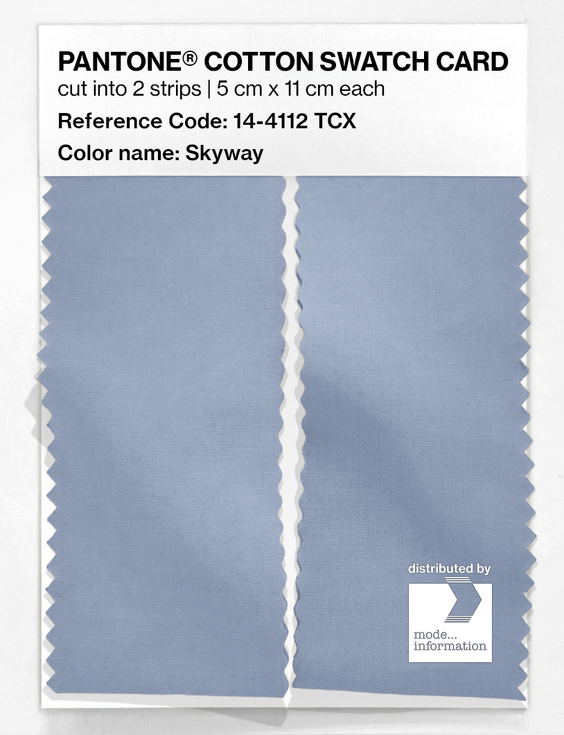 Artikelbild 2 des Artikels “PANTONE® COTTON SWATCH CARD 14-4112 TCX Skyway “