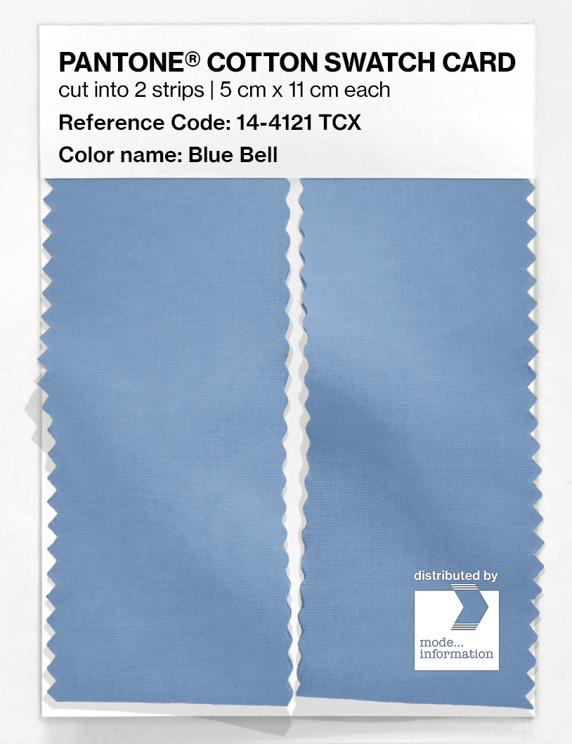 Artikelbild 2 des Artikels “PANTONE® COTTON SWATCH CARD 14-4121 TCX Blue Bell “