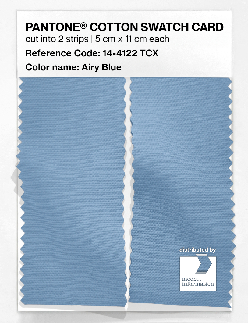 Artikelbild 2 des Artikels “PANTONE® COTTON SWATCH CARD 14-4122 TCX Airy Blue “