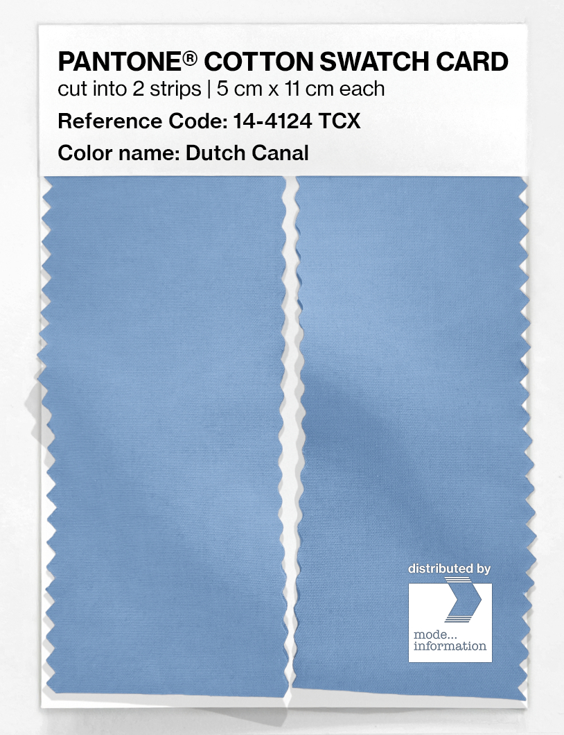 Artikelbild 2 des Artikels “PANTONE® COTTON SWATCH CARD 14-4124 TCX Dutch Canal “