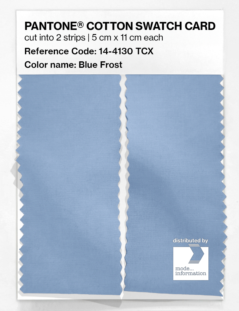 Artikelbild 2 des Artikels “PANTONE® COTTON SWATCH CARD 14-4130 TCX Blue Frost “