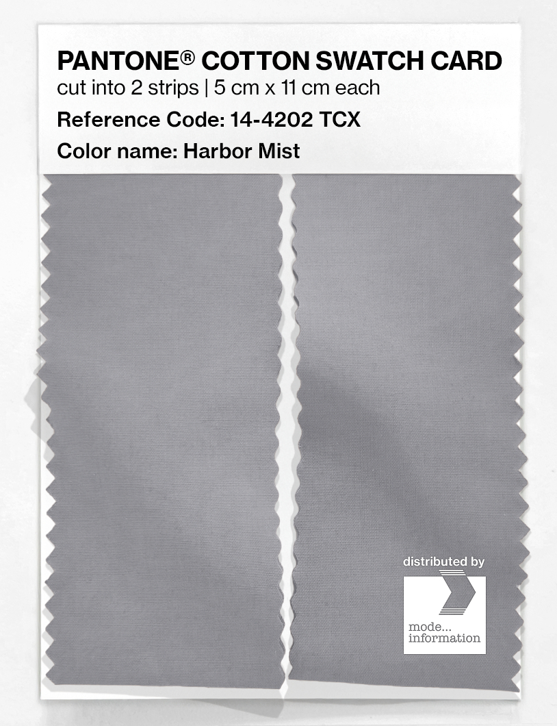 Artikelbild 2 des Artikels “PANTONE® COTTON SWATCH CARD 14-4202 TCX Harbor Mist “