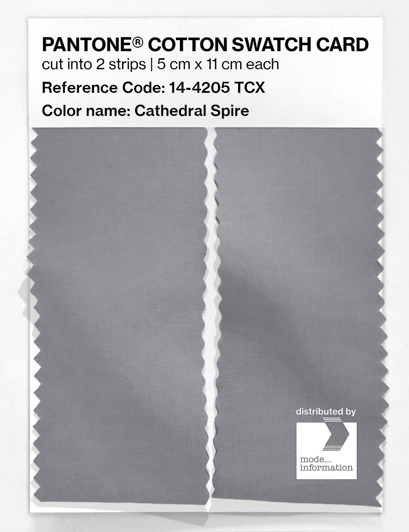 Artikelbild 2 des Artikels “PANTONE® COTTON SWATCH CARD 14-4205 TCX Cathedral Spire “