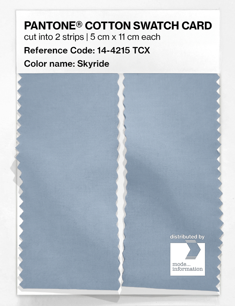 Artikelbild 2 des Artikels “PANTONE® COTTON SWATCH CARD 14-4215 TCX Skyride “