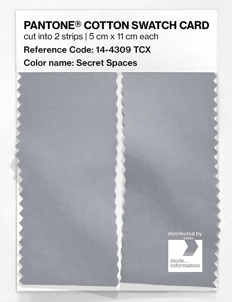 Artikelbild 2 des Artikels “PANTONE® COTTON SWATCH CARD 14-4309 TCX Secret Spaces “