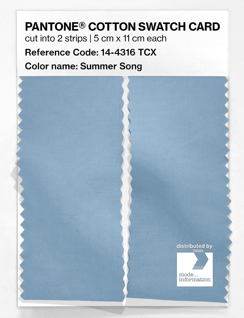 Artikelbild 2 des Artikels “PANTONE® COTTON SWATCH CARD 14-4316 TCX Summer Song “