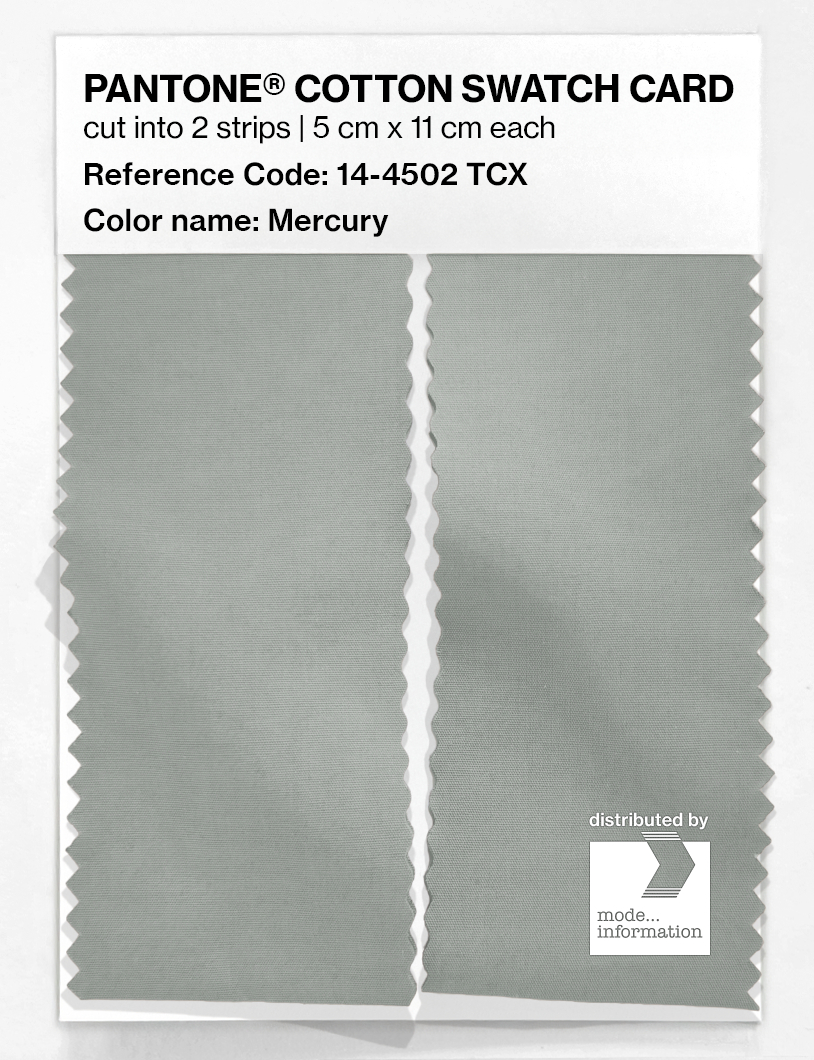 Artikelbild 2 des Artikels “PANTONE® COTTON SWATCH CARD 14-4502 TCX Mercury “