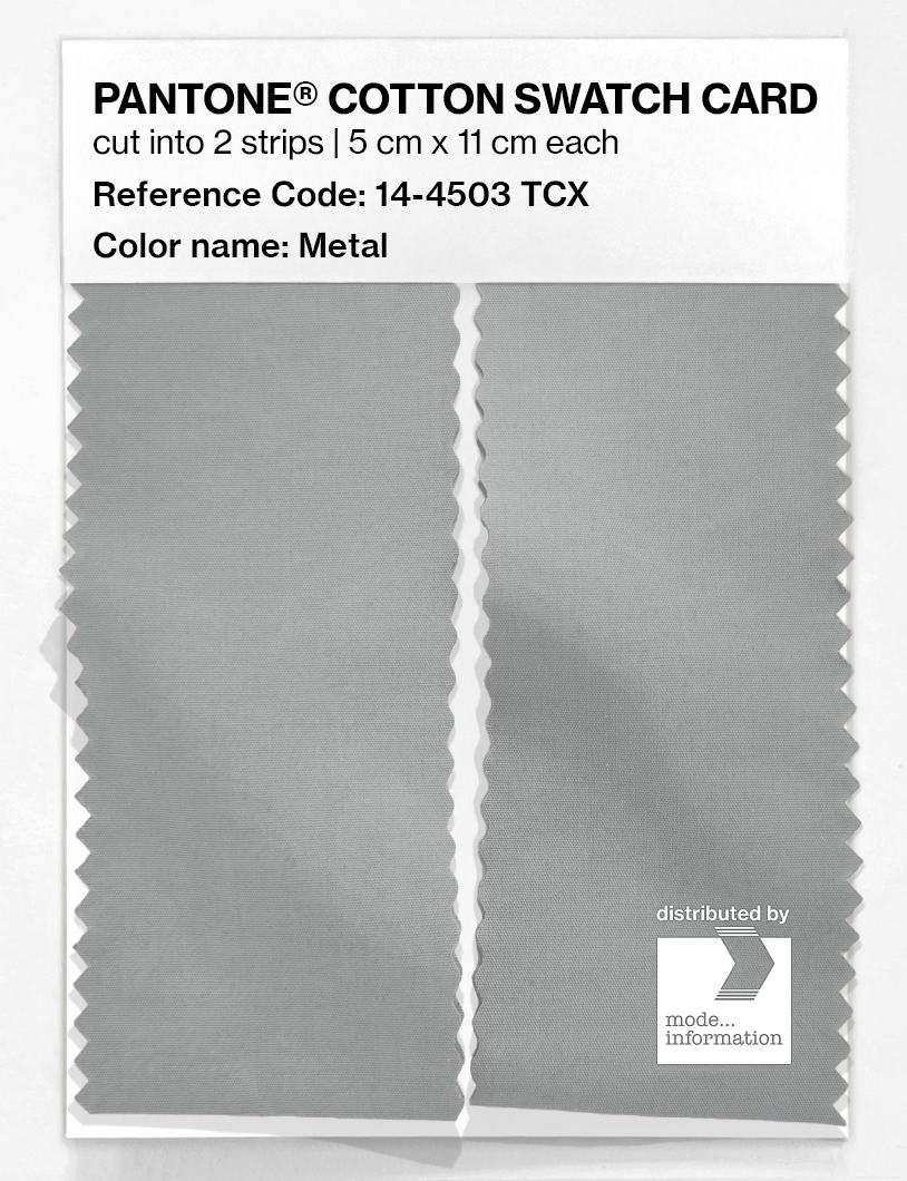 Product image 2 of the product “PANTONE® COTTON SWATCH CARD 14-4503 TCX Metal ”