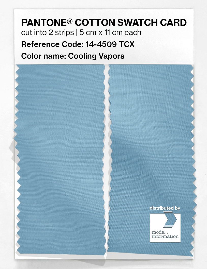 Artikelbild 2 des Artikels “PANTONE® COTTON SWATCH CARD 14-4509 TCX Cooling Vapors “