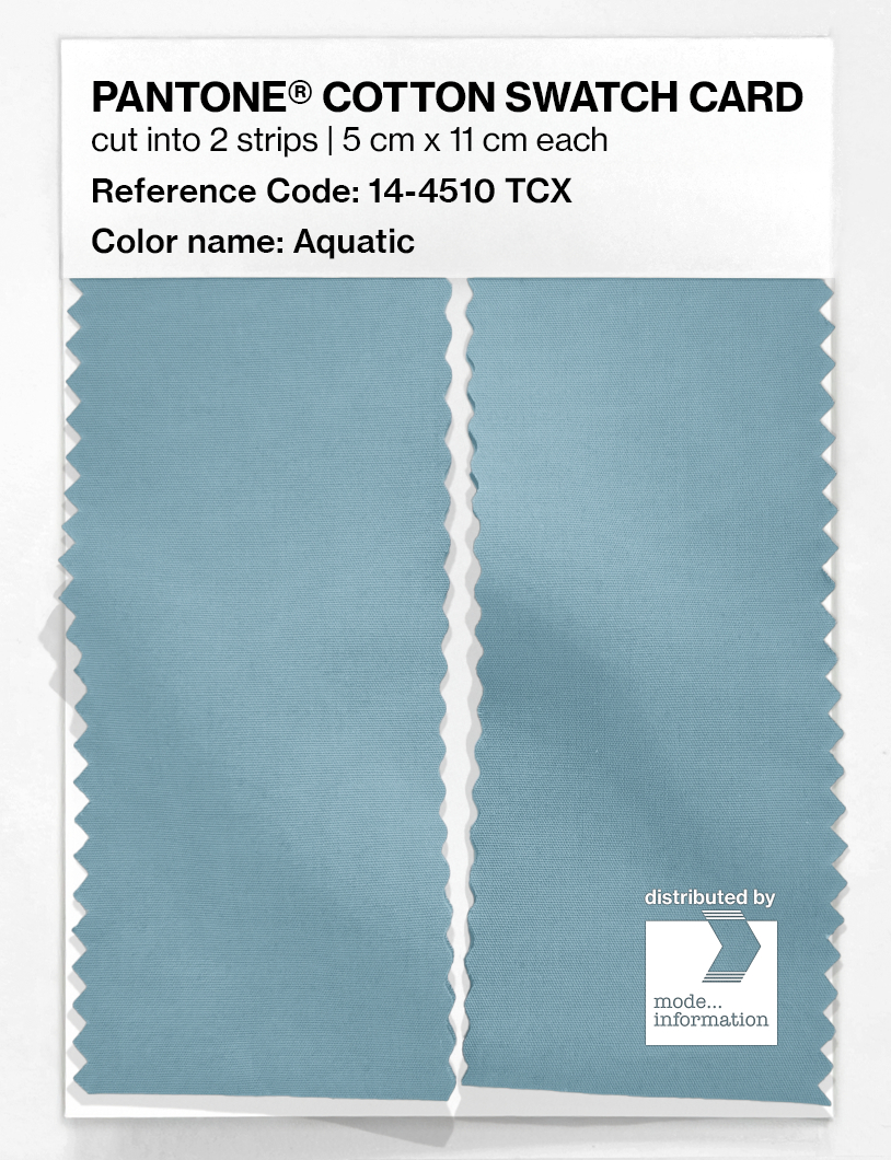 Artikelbild 2 des Artikels “PANTONE® COTTON SWATCH CARD 14-4510 TCX Aquatic “