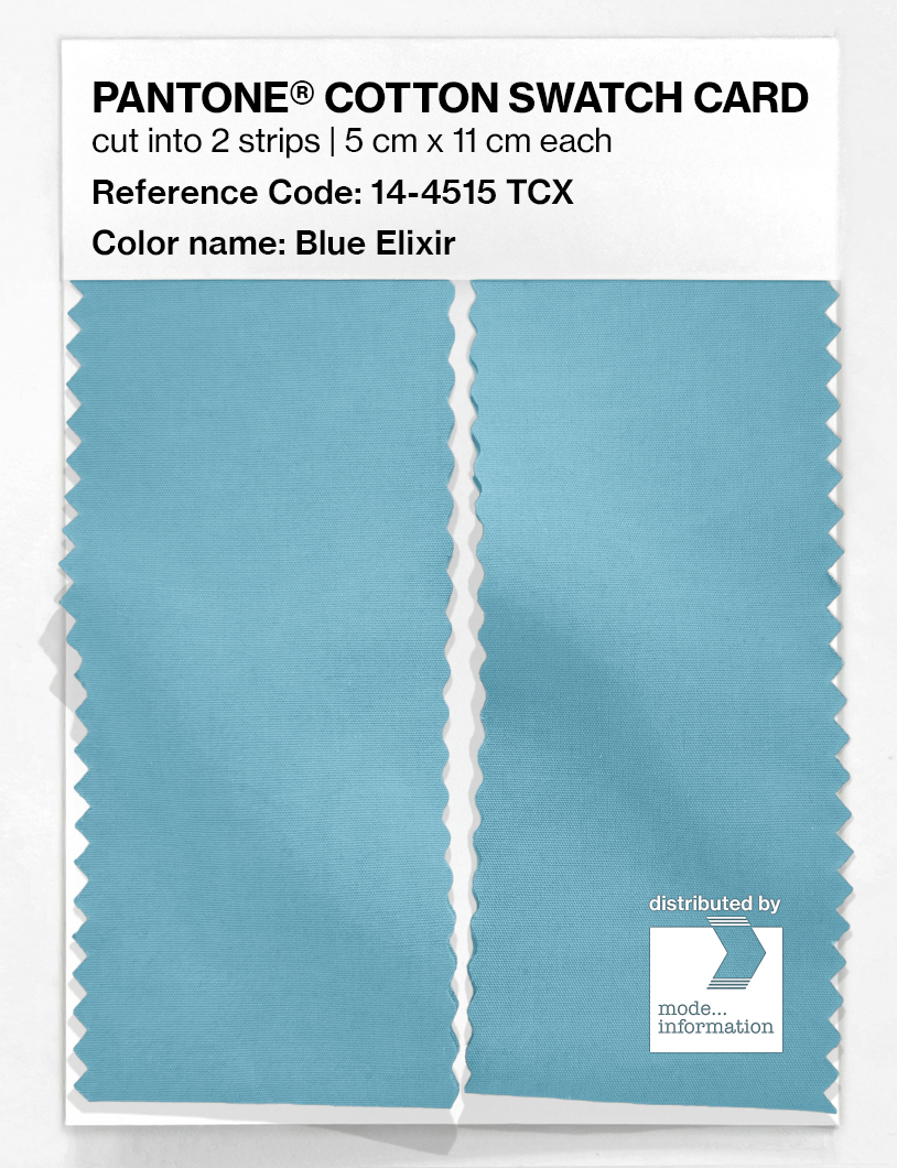 Artikelbild 2 des Artikels “PANTONE® COTTON SWATCH CARD 14-4515 TCX Blue Elixir “