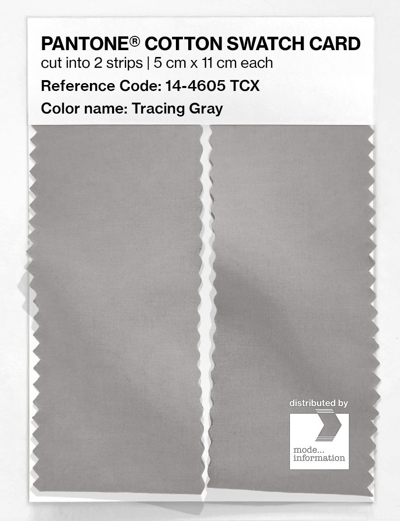 Artikelbild 2 des Artikels “PANTONE® COTTON SWATCH CARD 14-4605 TCX Tracing Gray “