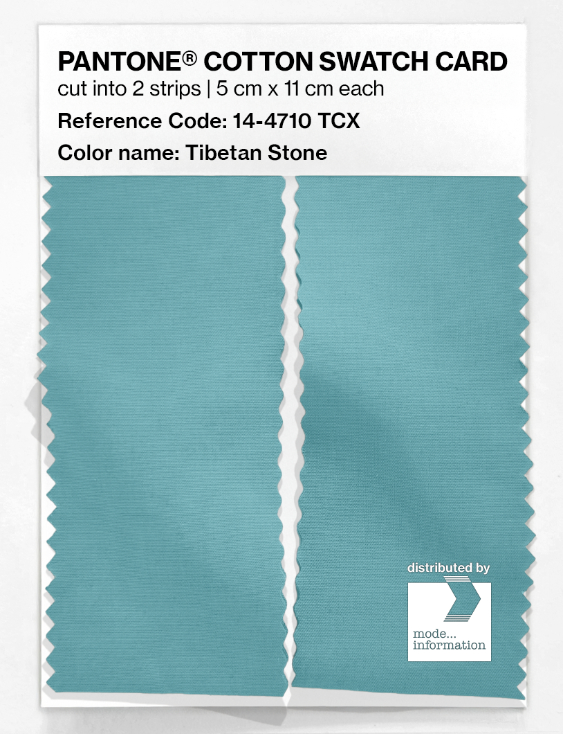 Artikelbild 2 des Artikels “PANTONE® COTTON SWATCH CARD 14-4710 TCX Tibetan Stone “