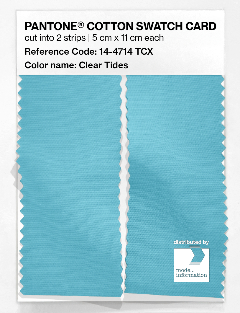 Artikelbild 2 des Artikels “PANTONE® COTTON SWATCH CARD 14-4714 TCX Clear Tides “