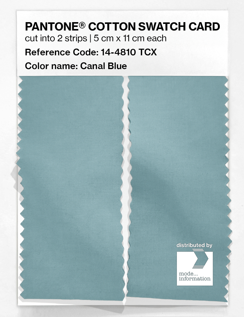 Artikelbild 2 des Artikels “PANTONE® COTTON SWATCH CARD 14-4810 TCX Canal Blue “