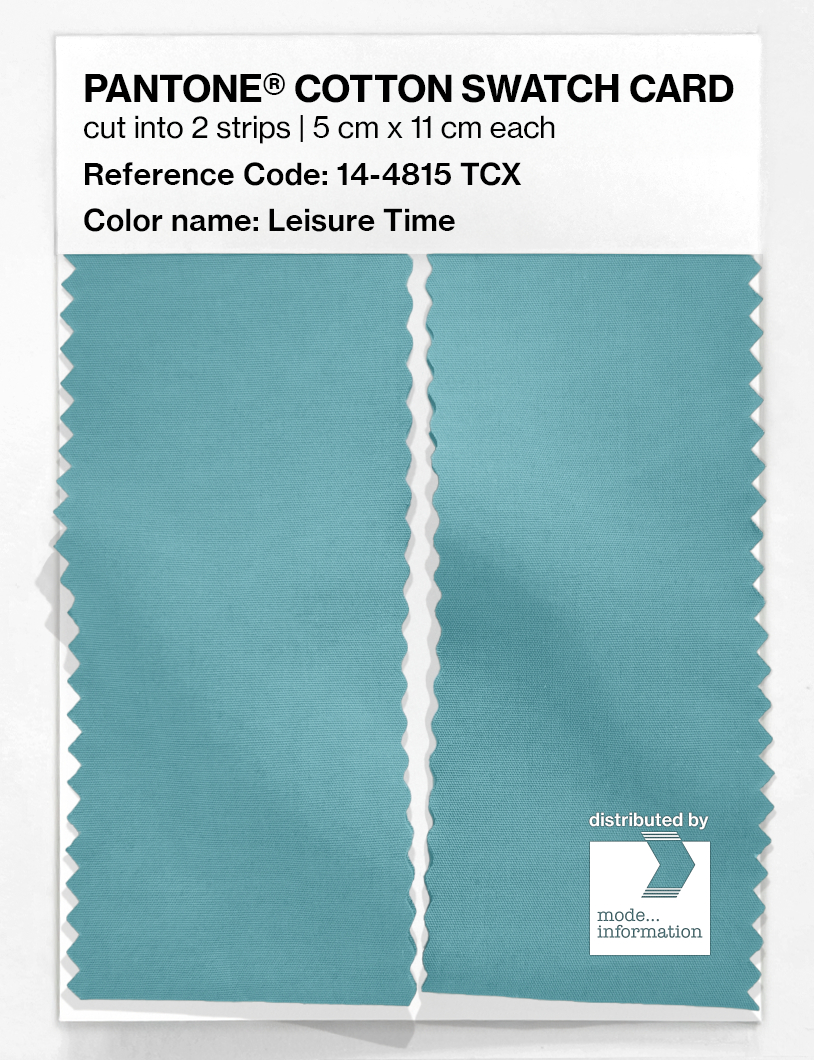 Artikelbild 2 des Artikels “PANTONE® COTTON SWATCH CARD 14-4815 TCX Leisure Time “