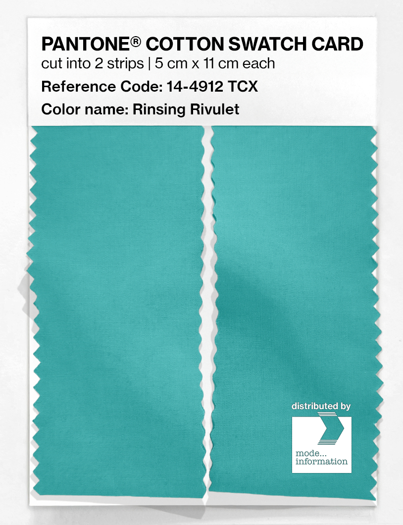 Artikelbild 2 des Artikels “PANTONE® COTTON SWATCH CARD 14-4912 TCX Rinsing Rivulet “