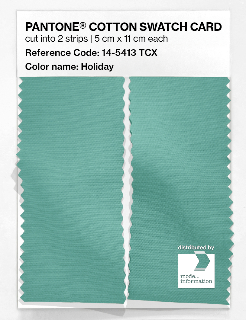 Artikelbild 2 des Artikels “PANTONE® COTTON SWATCH CARD 14-5413 TCX Holiday “