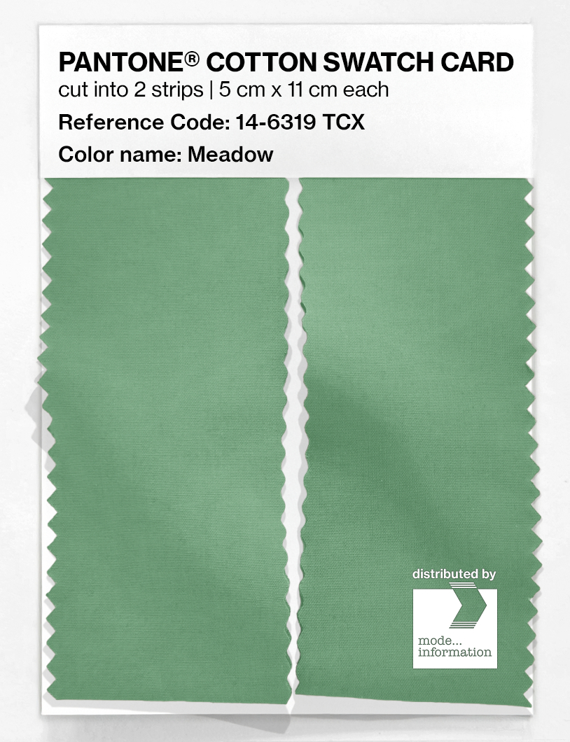 Artikelbild 2 des Artikels “PANTONE® COTTON SWATCH CARD 14-6319 TCX Meadow “