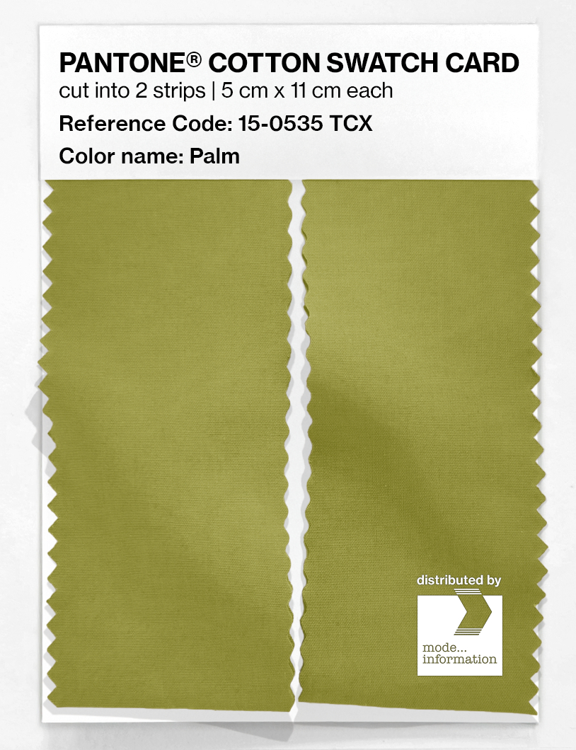 Artikelbild 2 des Artikels “PANTONE® COTTON SWATCH CARD 15-0535 TCX Palm “
