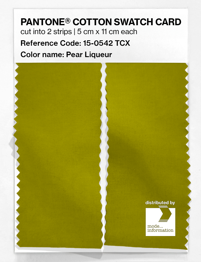 Artikelbild 2 des Artikels “PANTONE® COTTON SWATCH CARD 15-0542 TCX Pear Liqueur “