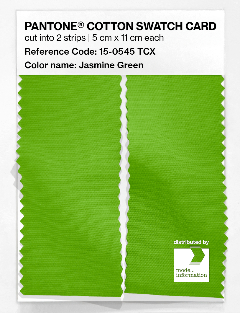Artikelbild 2 des Artikels “PANTONE® COTTON SWATCH CARD 15-0545 TCX Jasmine Green “