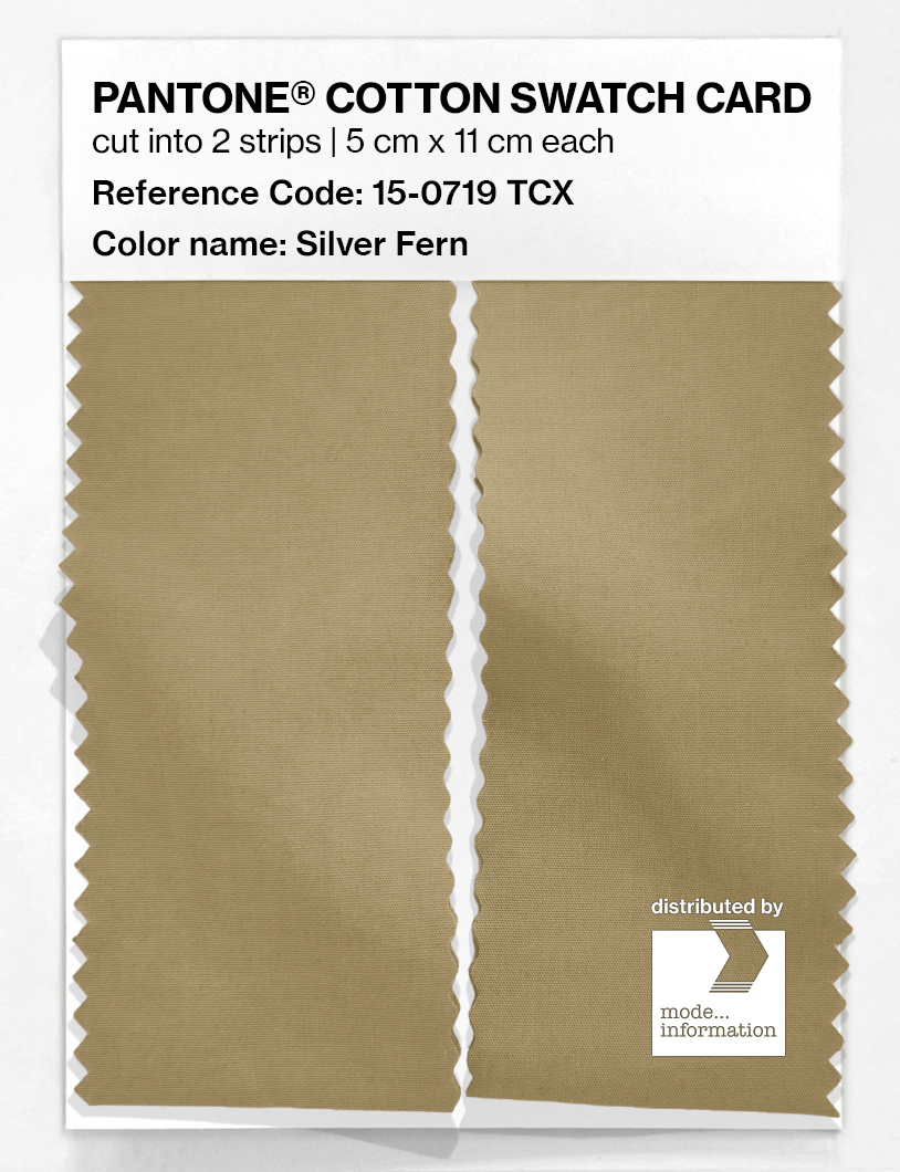 Artikelbild 2 des Artikels “PANTONE® COTTON SWATCH CARD 15-0719 TCX Silver Fern “