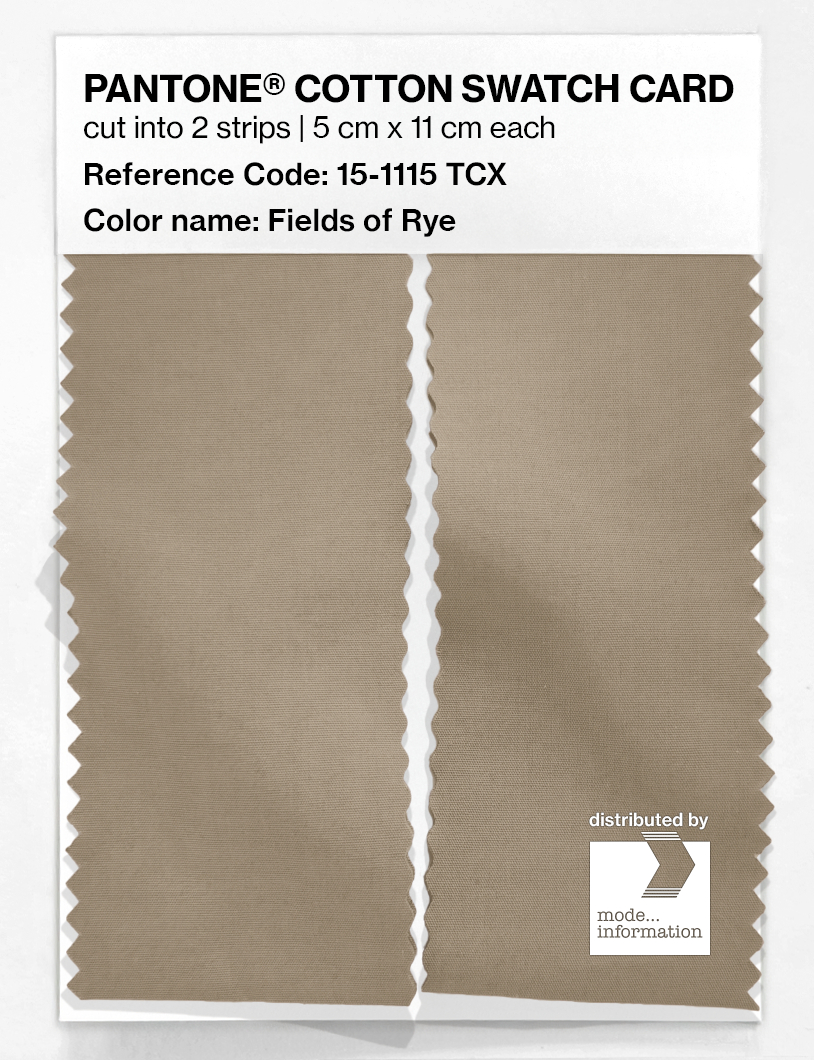 Artikelbild 2 des Artikels “PANTONE® COTTON SWATCH CARD 15-1115 TCX Fields of Rye “