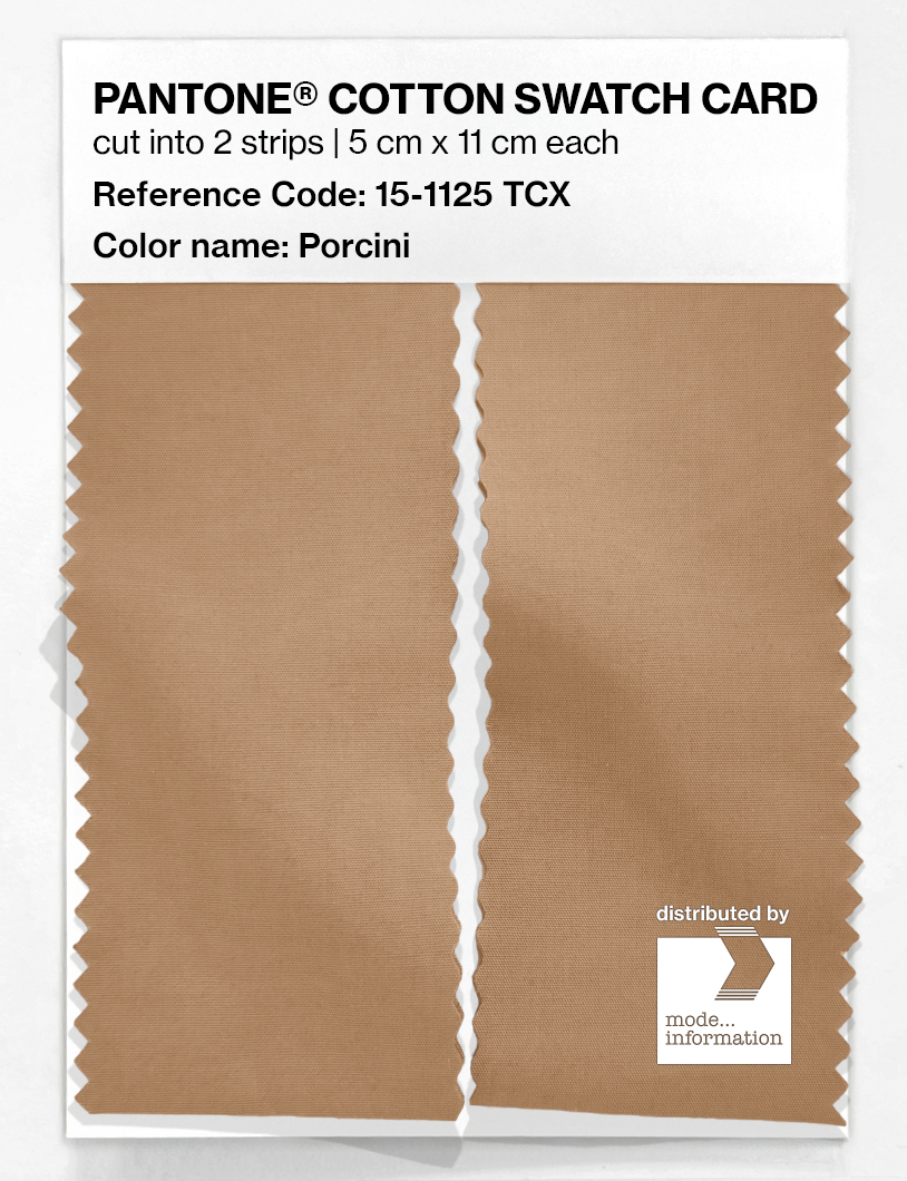 Artikelbild 2 des Artikels “PANTONE® COTTON SWATCH CARD 15-1125 TCX Porcini “