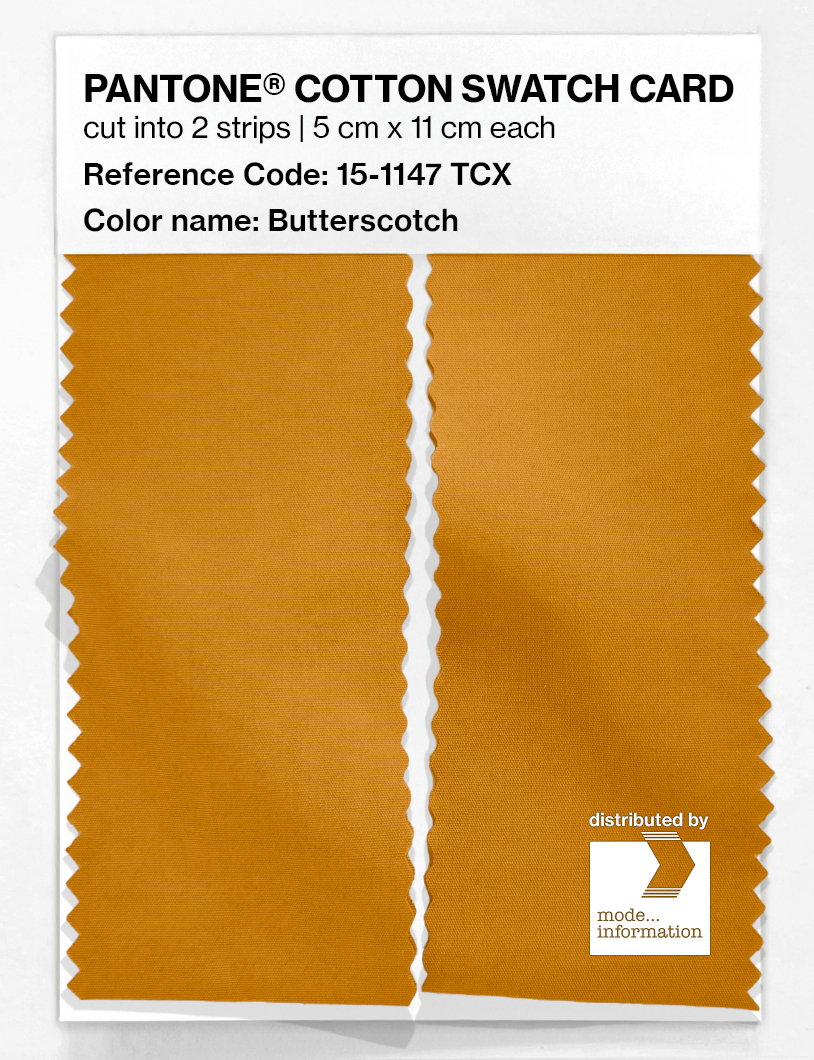 Artikelbild 2 des Artikels “PANTONE® COTTON SWATCH CARD 15-1147 TCX Butterscotch “