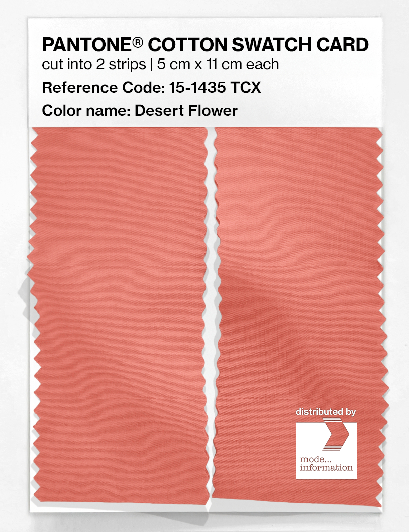 Artikelbild 2 des Artikels “PANTONE® COTTON SWATCH CARD 15-1435 TCX Desert Flower “