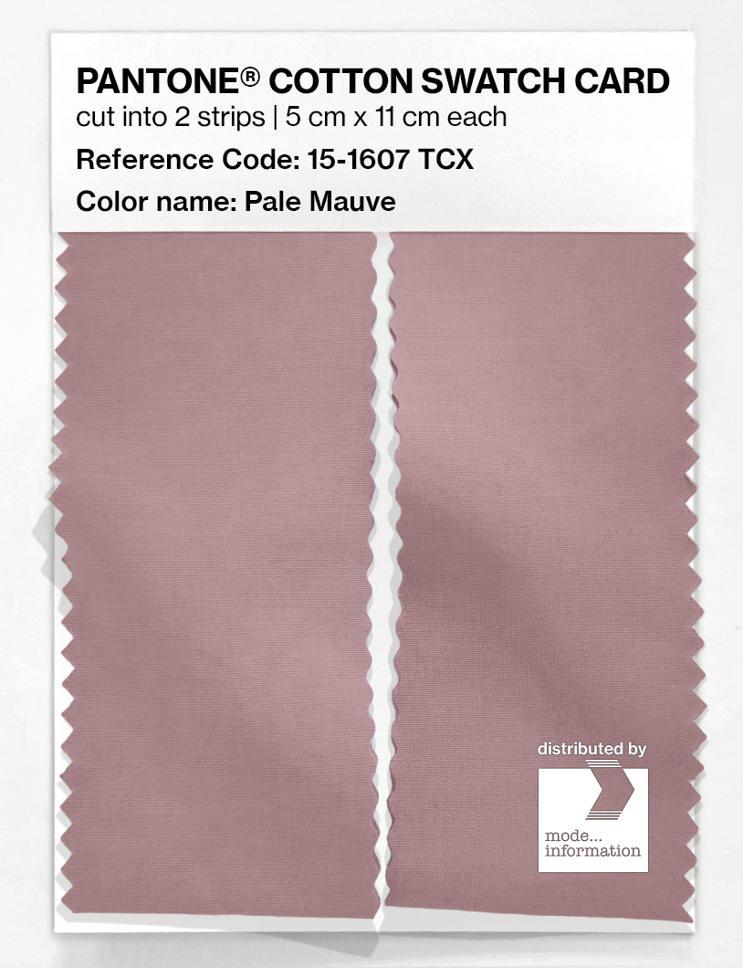 Artikelbild 2 des Artikels “PANTONE® COTTON SWATCH CARD 15-1607 TCX Pale Mauve “