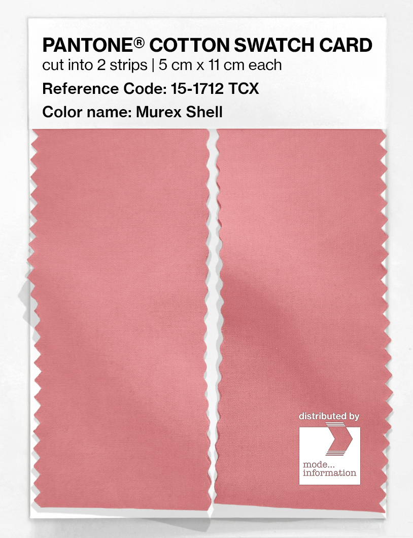 Artikelbild 2 des Artikels “PANTONE® COTTON SWATCH CARD 15-1712 TCX Murex Shell “