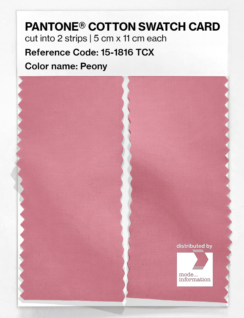 Artikelbild 2 des Artikels “PANTONE® COTTON SWATCH CARD 15-1816 TCX Peony “