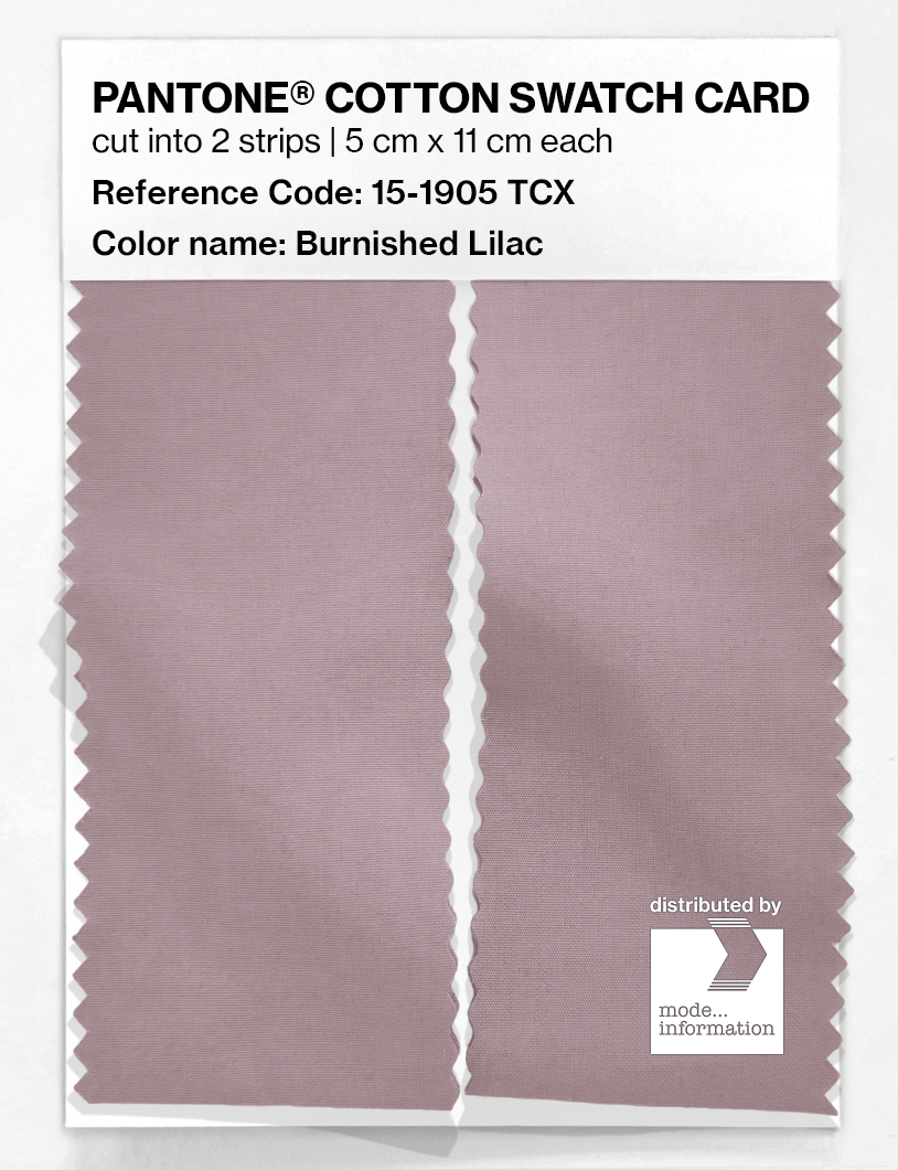 Artikelbild 2 des Artikels “PANTONE® COTTON SWATCH CARD 15-1905 TCX Burnished Lilac “