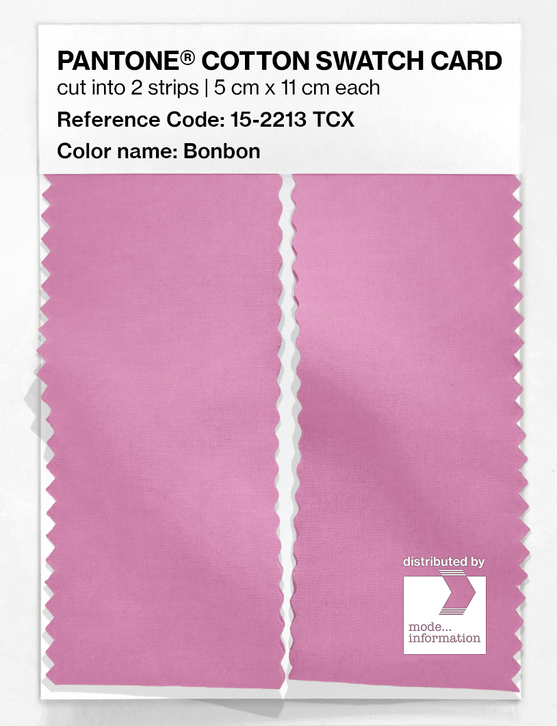 Artikelbild 2 des Artikels “PANTONE® COTTON SWATCH CARD 15-2213 TCX Bonbon “