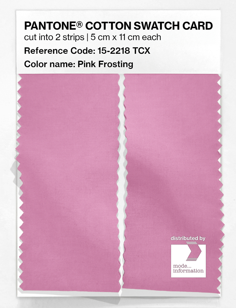 Artikelbild 2 des Artikels “PANTONE® COTTON SWATCH CARD 15-2218 TCX Pink Frosting “