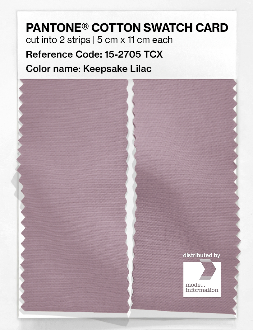 Artikelbild 2 des Artikels “PANTONE® COTTON SWATCH CARD 15-2705 TCX Keepsake Lilac “