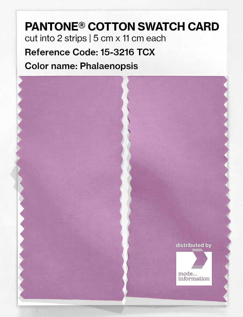 Artikelbild 2 des Artikels “PANTONE® COTTON SWATCH CARD 15-3216 TCX Phalaenopsis “