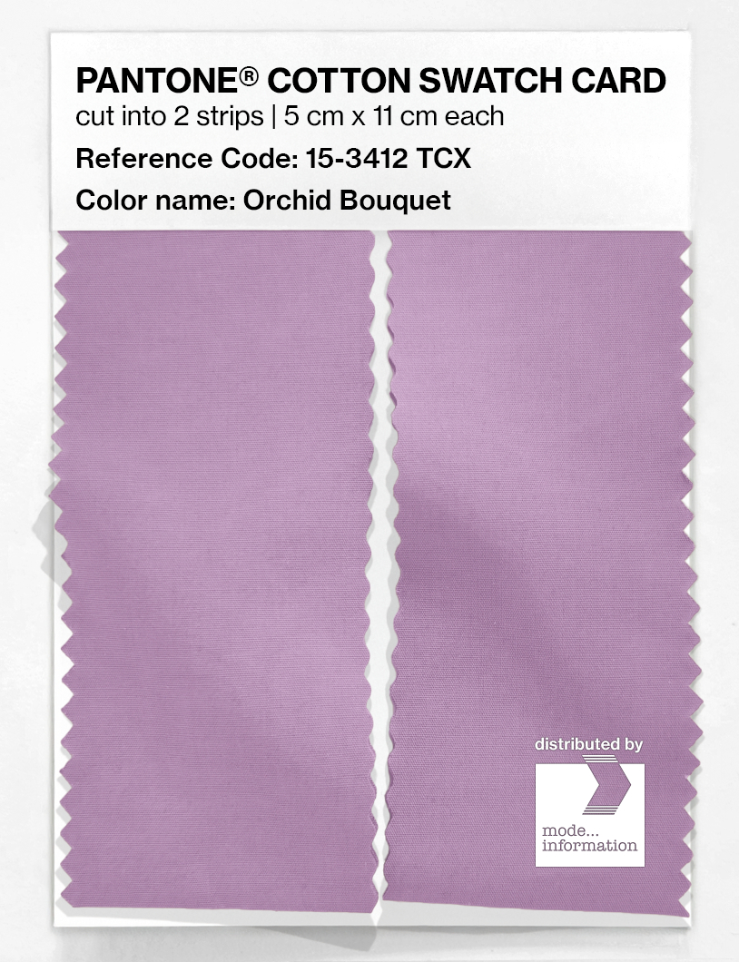 Artikelbild 2 des Artikels “PANTONE® COTTON SWATCH CARD 15-3412 TCX Orchid Bouquet “