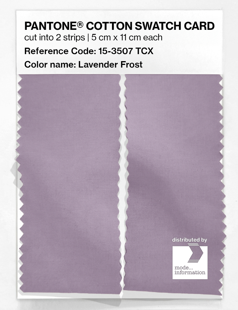 Artikelbild 2 des Artikels “PANTONE® COTTON SWATCH CARD 15-3507 TCX Lavender Frost “