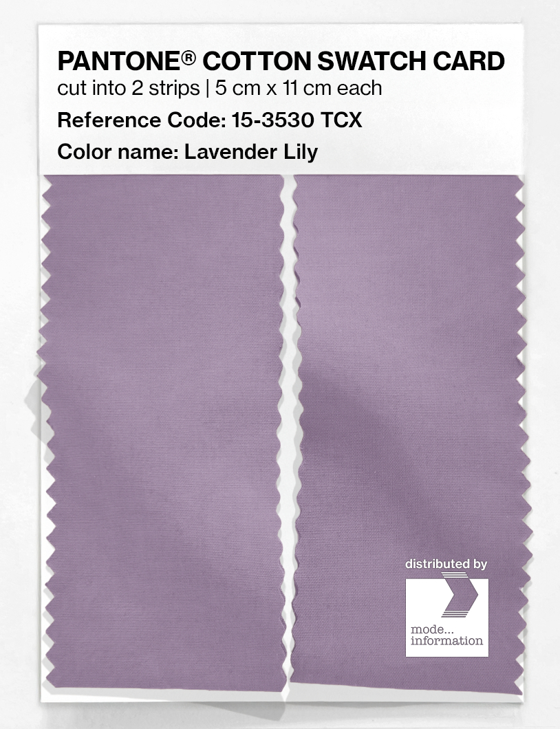 Artikelbild 2 des Artikels “PANTONE® COTTON SWATCH CARD 15-3530 TCX Lavender Lily “
